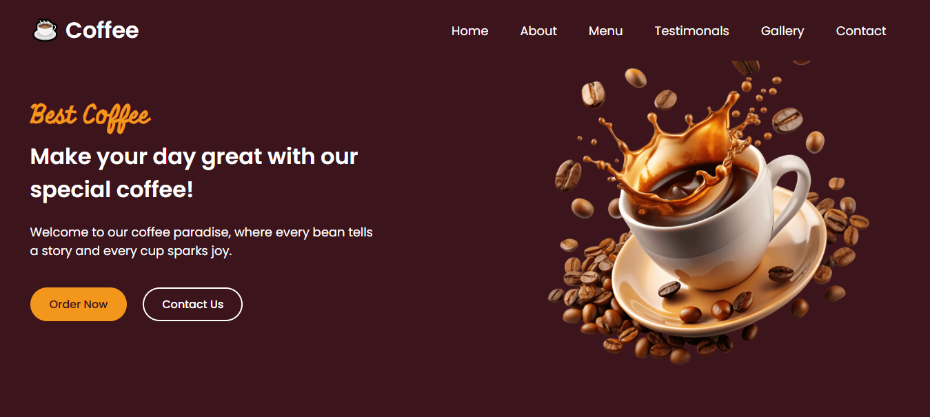 Coffee Website